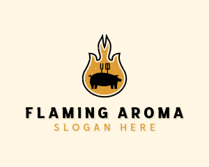 Flame Barbecue Grill logo