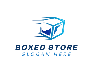 Import Delivery Box logo design