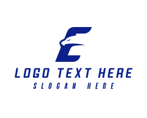 Fast Eagle Letter E logo