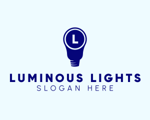 Electrical Light Bulb Lighting logo design