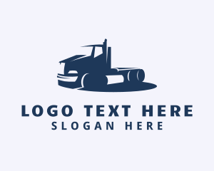 Blue Logistics Tractor Truck logo