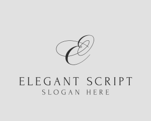 Elegant Cursive Event logo design