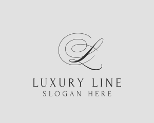 Elegant Cursive Event logo design