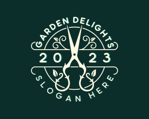 Scissor Gardening Landscaping logo design