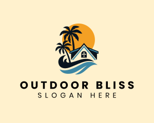 Resort Beach House logo design