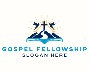 Spiritual Mountain Bible Cross  logo