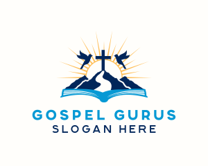 Spiritual Mountain Bible Cross  logo