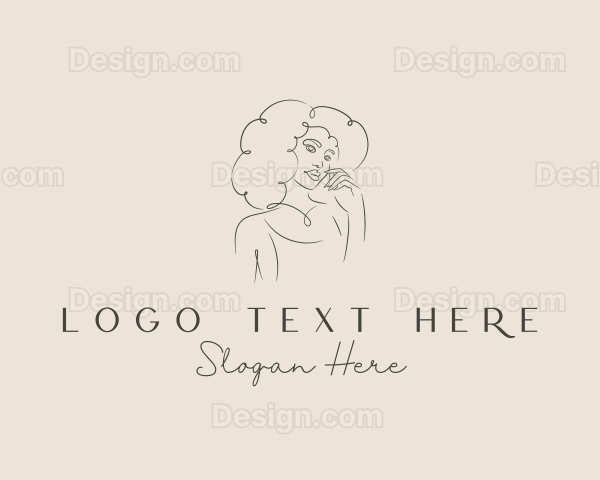 Aesthetic Model Woman Logo