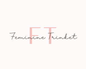 Feminine Signature Beauty logo design