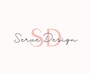 Feminine Signature Beauty logo design