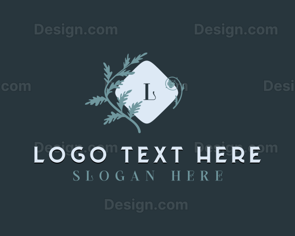 Floral Garden Fern Logo