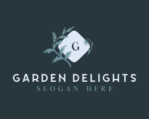 Floral Garden Fern logo design