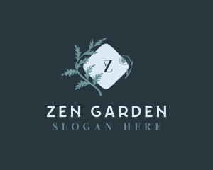 Floral Garden Fern logo design