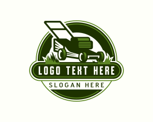 Grass Lawn Mowing logo