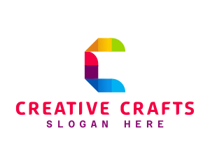 Origami Creative Studio Letter C logo design