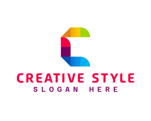 Origami Creative Studio Letter C logo design