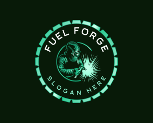 Welder Industrial Forge logo design