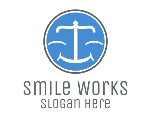 Law Scale Smiling logo