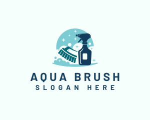 Sanitary Cleaning Housekeeping logo design