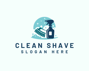 Sanitary Cleaning Housekeeping logo design