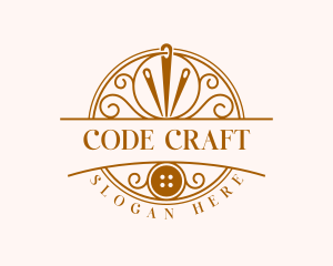 Craft Needle Sewing logo design