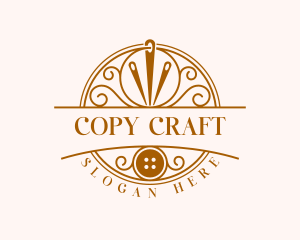 Craft Needle Sewing logo design