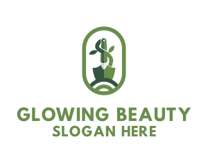 Shovel Plant Landscaping Logo