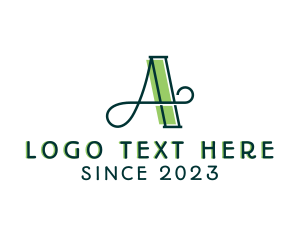 Antique Tailor Studio Letter A logo