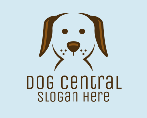 Pet Puppy Dog Face logo design