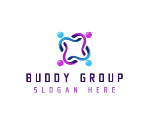 Social Group Community logo design