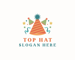 Kid Party Hat Decoration logo design