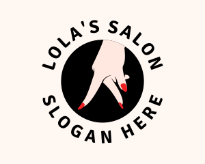 Hand Manicure Salon logo design