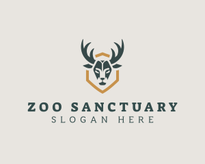 Deer Horn Hunting logo design