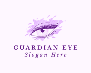 Makeup Eyelashes Salon  logo design