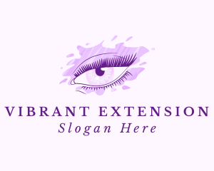 Makeup Eyelashes Salon  logo design