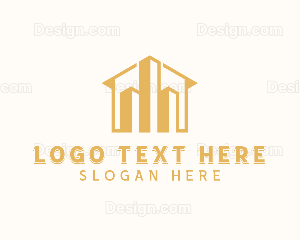 Real Estate Property Contractor Logo