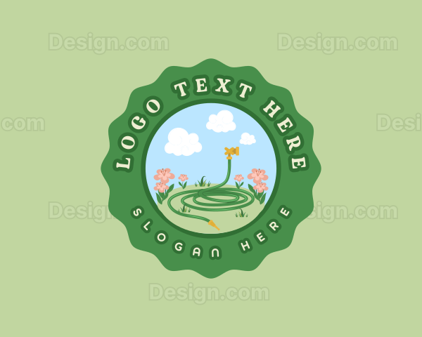 Floral Garden Hose Logo