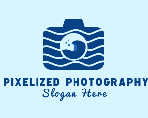 Beachside Camera Photography logo design