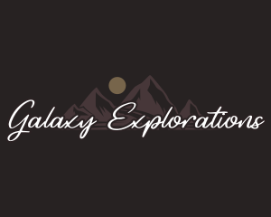 Mountain Outdoor Adventure logo design