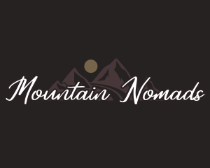 Mountain Outdoor Adventure logo design