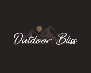 Mountain Outdoor Adventure logo design