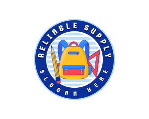 Kiddie School Supplies logo design