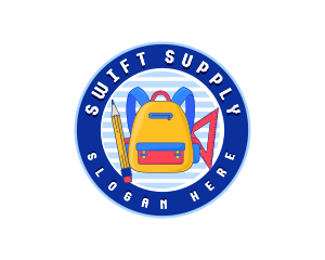 Kiddie School Supplies logo design