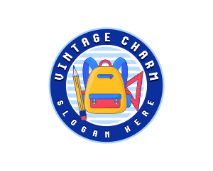 Kiddie School Supplies logo design