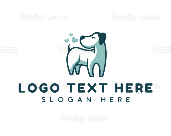 Dog Pet Heart Logo