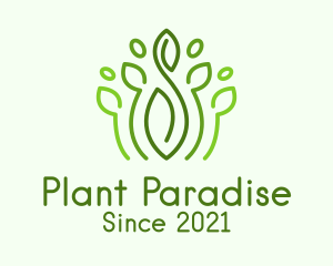 Herb Garden Plant logo design