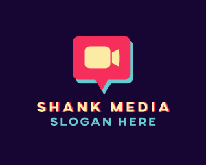 Media Video Camera Chat  logo design