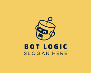 Artificial Intelligence Robot Bot logo