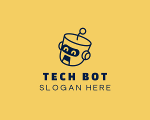 Artificial Intelligence Robot Bot logo design