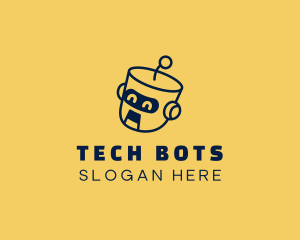 Artificial Intelligence Robot Bot logo design